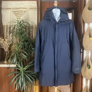 Nike ACG Obsidian Parka XL Navy Tech Hooded Jacket Fleece Pockets 863731-451